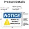Signmission Safety Culture Sign, 7 in Width, Vinyl Decal, Rectangle OS-2PACK-NS-D-57-L-16465 - alternate 4